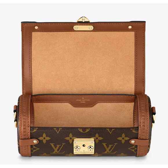 Louis Vuitton Papillon Trunk Brown Monogram Chain Crossbody Shoulder Bag M57835 - Picture 10 of 12
